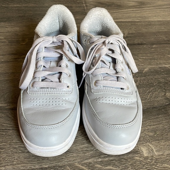 Womens Reebok Club C Double Athletic Shoe - Gray - Picture 2 of 7